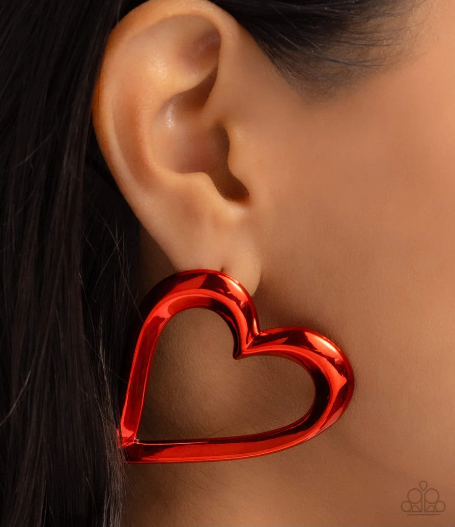 Admirable Acclaim - Red Earring